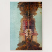 Puzzle Chutes d'automne pittoresques : Maisons de Lakesid (Vertical)