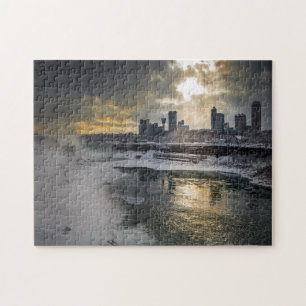 Puzzle Chutes du Niagara en hiver