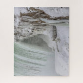 Puzzle Chutes du Niagara gelées en hiver (Vertical)