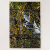 Puzzle Chutes du ruisseau Dunloup | Virginie occidentale (Vertical)