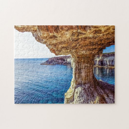Puzzle Chypre Cavo greko Grottes marines Chypre. (Horizontal)