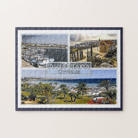 Puzzle Chypre - Mosaic - (Horizontal)