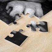 Puzzle cicatrice de harry potter chien pit bull blanc (Côté)
