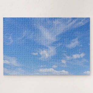 Puzzle Ciel Bleu Avec Nuages Agités