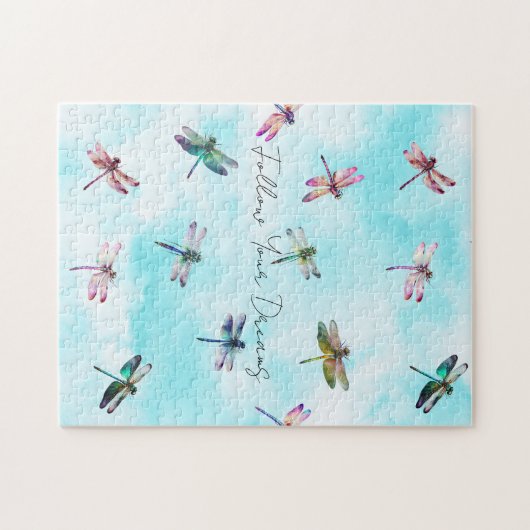 Puzzle Ciel bleu des libellules (Horizontal)