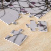 Puzzle Ciel bleu et fleurs de cerisiers, Chelsea, Londres (Côté)