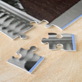 Puzzle Ciel bleu et fleurs de cerisiers, Chelsea, Londres (Côté)