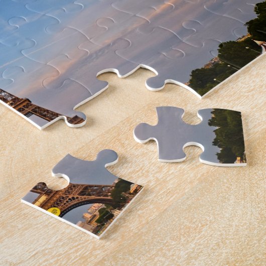 Puzzle Ciel bleu et Tour Eiffel - 8x10 - 110 pcs (Côté)