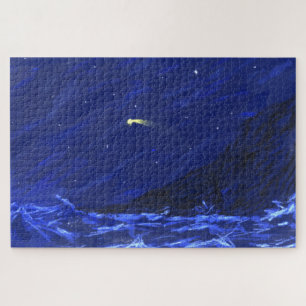 Puzzle Ciel de nuit Ocean Cliff Tirage Star Canvas