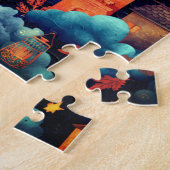 Puzzle Ciel nocturne éffrayant (Côté)