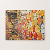 Puzzle Ciel Portugal de parapluie d'Agueda (Horizontal)