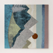 Puzzle Ciel rayé de montagne (Horizontal)