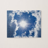 Puzzle ciel, soleil et nuages (Horizontal)
