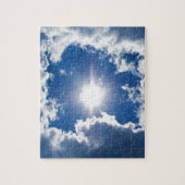 Puzzle ciel, soleil et nuages (Vertical)