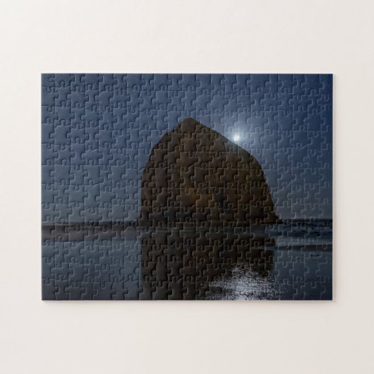 Puzzle Ciels au-dessus de Haystack Rock | Cannon Beach, O (Horizontal)