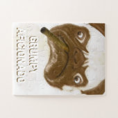 Puzzle Cigar à puggy Grumpy AFICIONADO personnalisé (Horizontal)