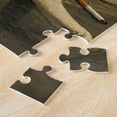 Puzzle Cigarette Kitten Funny Smoking Cat Gen Z Meme (Côté)