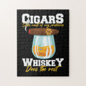 Puzzle Cigars Solve Most Of My Problems Whiskey (Vertical)
