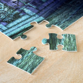 Puzzle Cimetière effrayant avec cimetière et tombes (Côté)
