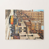 Puzzle Cincinnati OH - 4th et Main Streets avec tramway (Horizontal)