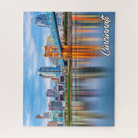 Puzzle Cincinnati, Ohio, États-Unis (Vertical)