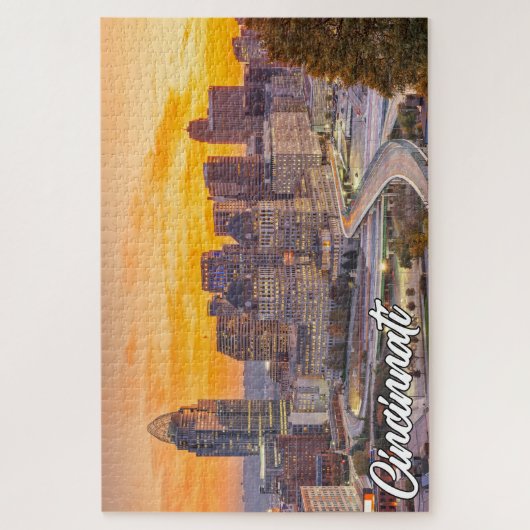 Puzzle Cincinnati, Ohio, États-Unis (Vertical)
