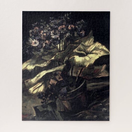 Puzzle Cineraria in a Flower Pot - Gogh (Vertical)