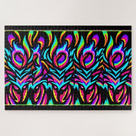 Puzzle Cinq Regards - Ken Gage Abstrait (Horizontal)