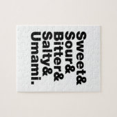 Puzzle Cinq saveurs de base (Horizontal)