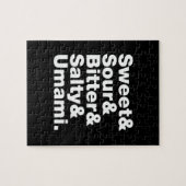 Puzzle Cinq saveurs de base (Horizontal)