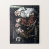 Puzzle Cinq singes de fantaisie (Vertical)