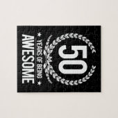 Puzzle cinquantième Anniversaire (50 ans d'être (Horizontal)