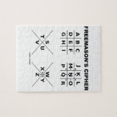 Puzzle Cipher de Freemason (Cryptographie) (Horizontal)