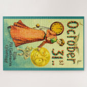 Puzzle circa 1905 October 31 with Halloween Greetings (Horizontal)