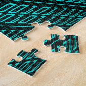 Puzzle Circuit informatique futuriste Cyberpunk (Côté)