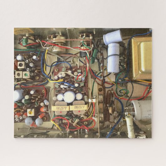Puzzle Circuitrie électronique d'une Radio Photo des anné (Horizontal)