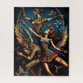 Puzzle Cirque Trapeze Artistes Interprète Cirque Vaudevil (Vertical)