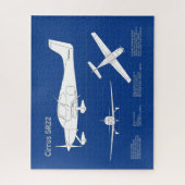 Puzzle Cirrus SR22 - Plans de dessin du plan directeur de (Vertical)