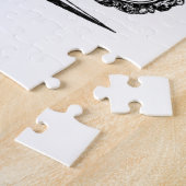 Puzzle ciseaux de coiffeur victorien élégant (Côté)