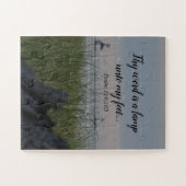 Puzzle Citation biblique du lac Michigan (Horizontal)