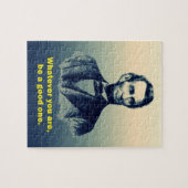 Puzzle Citation d'Abraham Lincoln (Horizontal)