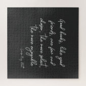 Puzzle Citation d'amitié en lettres de script simples (Horizontal)