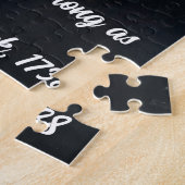 Puzzle Citation de Benjamin Franklin -Personnaliser (Côté)