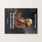 Puzzle Citation de Benjamin Franklin - Personnaliser la c (Horizontal)