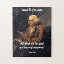 Citation de Benjamin Franklin - Personnaliser la c