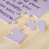 Puzzle Citation de bonheur de papillon de Nathaniel (Côté)