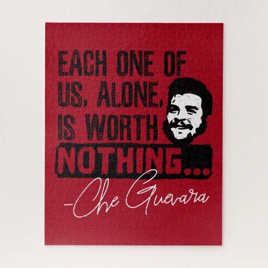 Puzzle Citation De Che Guevara - Chacune Ne Vaut Rien (Vertical)