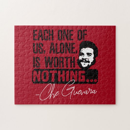 Puzzle Citation De Che Guevara - Chacune Ne Vaut Rien (Horizontal)