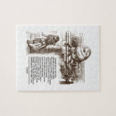 Puzzle Citation de conversation d'Alice Humpty Dumpty du (Horizontal)