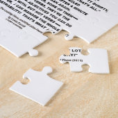 Puzzle Citation de conversation d'Alice Humpty Dumpty du (Côté)